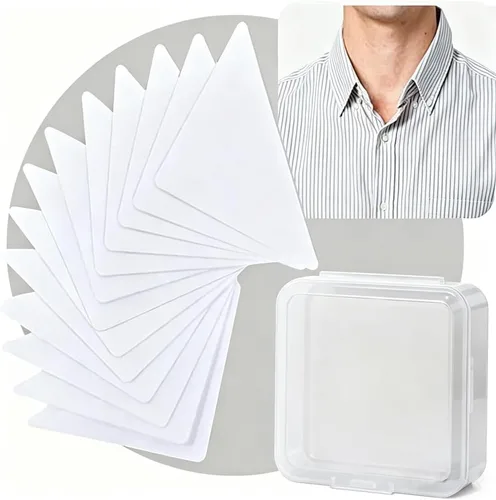 160 piezas de cuello de camisa, inserciones de cuello de camisa de vestir para camisas de hombre, soporte de cuello de camisa, gran cantidad en