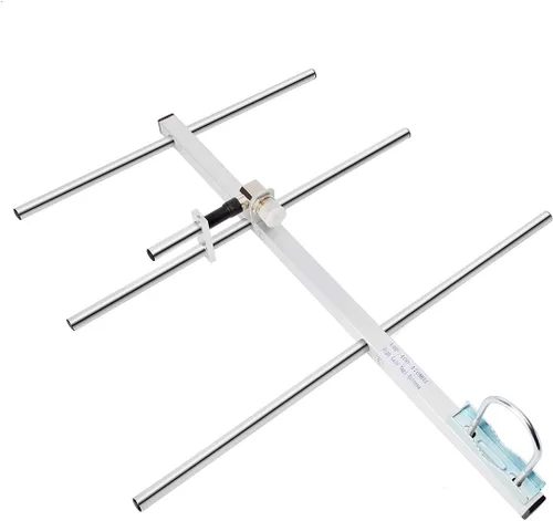 Antena Yagi UHF TWAYRDIO 400-470Mhz, Antena Base Vertical de Alta Ganancia para Exteriores GMRS, Antena Yagi Direccional de 7dBi para