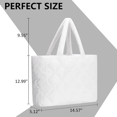 Miniatura 3 de Bolsa grande acolchada para mujer, bolsa acolchada y acolchada