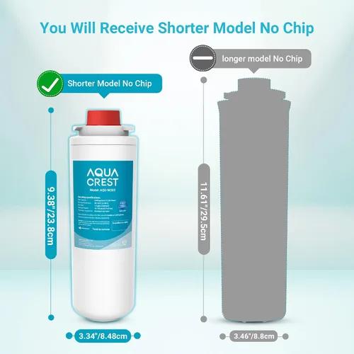 Miniatura 7 de AQUA CREST Filtro de agua de repuesto 51300C para Elkay® 51300C, [SIN CHIP] Compatible con estaciones de llenado de botellas Elkay® ezH20® y Halsey