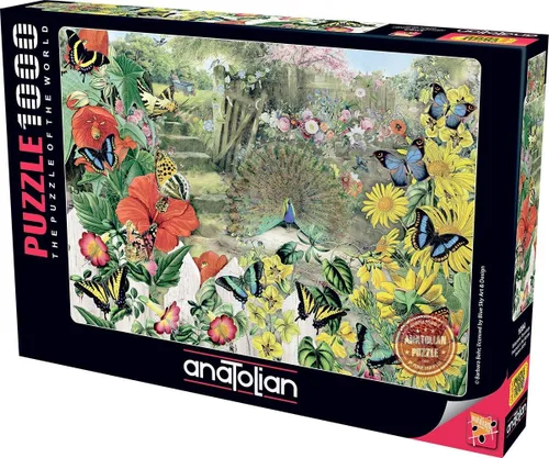 Miniatura 4 de Anatolian Puzzle - Lots of Butterflies, rompecabezas de 1000 piezas, 1094, multicolor
