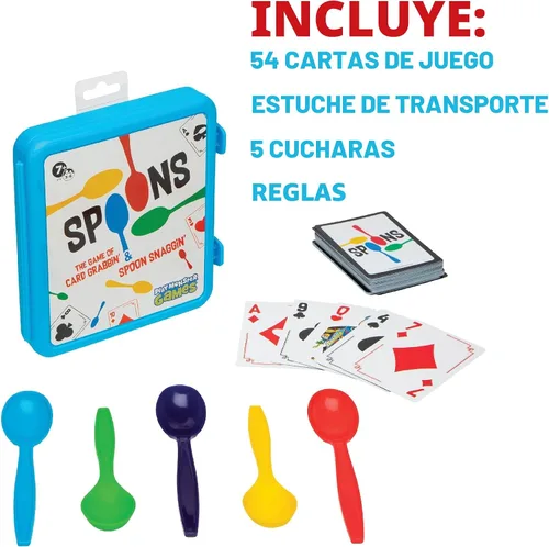 Miniatura 6 de Juego de cartas Spoons en caja de plástico (versión en inglés)