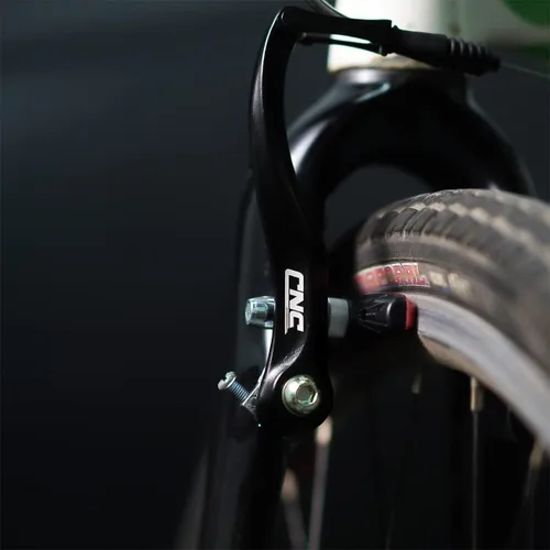 Miniatura 6 de CNC Set de Frenos V-Brake, Frenos V-Brake de Palanca Lineal para Bicicleta para Rueda Delantera/Trasera, Brazo Largo 110mm, Negro