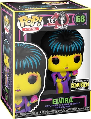 Miniatura 2 de Elvira Funko Pop! Exclusivo de luz negra