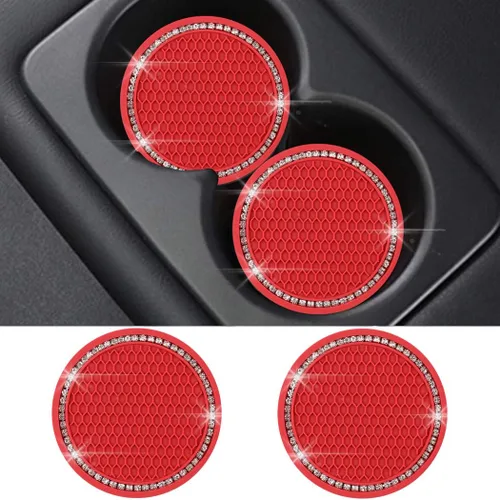 Miniatura 7 de SUNCARACCL Portavasos para automóvil, paquete de 2 insertos universales para vehículos (2.75 pulgadas de diámetro), accesorios