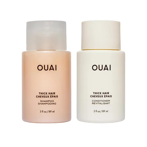 Miniatura 12 de OUAI Juego de champú y acondicionador para cabello normal - Champú y acondicionador sin sulfatos para mujeres y hombres - Elaborado con queratina