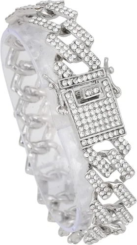 Miniatura 42 de Charles Raymond Bling-ed Out Ultimate Hip Hop Royalty Reloj para hombre con número romano de fácil lectura o indicadores de tiempo de diamantes