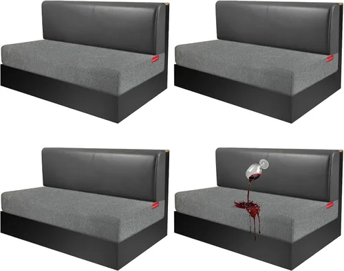 Miniatura 143 de Fundas de cojín impermeables para sofá, funda elástica lavable con diseño elástico antideslizante, protector de muebles para mascotas y niños