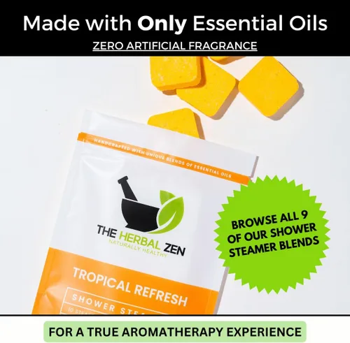 Miniatura 5 de Vaporizadores de ducha tropicales refrescantes de aromaterapia con aceites esenciales cítricos, bomba de ducha de aromaterapia fabricada en EE. UU.