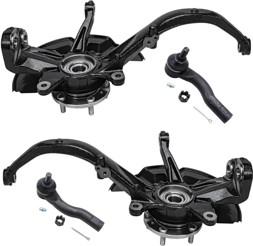 Miniatura 33 de Detroit Axle - Conjunto de manguetas de dirección delanteras de 2 piezas para Hyundai Accent 06-11, 2 manguetas de dirección y conjunto de buje