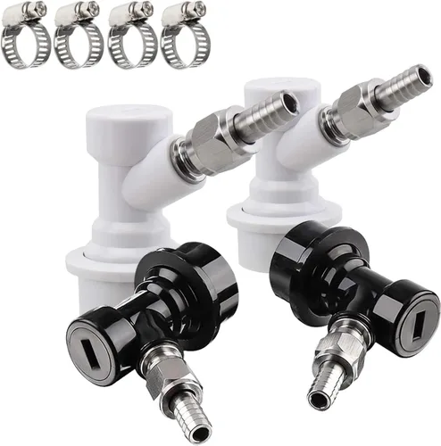 Miniatura 9 de MRbrew Juego de desconexión de cerradura de bola, accesorios de barril de maíz para bloqueo de bola de preparación casera para acoplador de postes