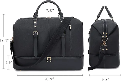 Miniatura 4 de Weekender Overnight - Bolsa de viaje de gran tamaño para hombres y mujeres