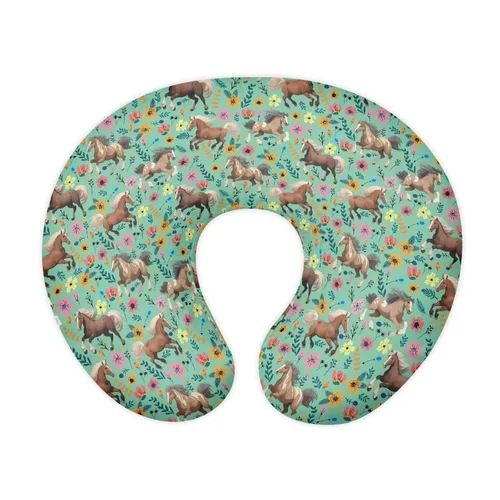 Miniatura 35 de Funda de almohada de lactancia de alpaca arcoíris para alimentación con biberón, funda de almohada de lactancia transpirable extraíble para bebé