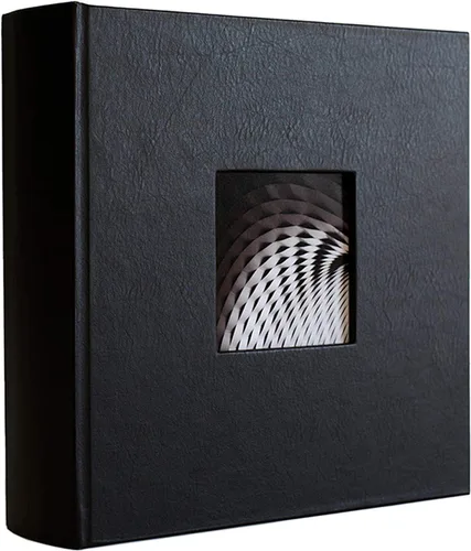 Miniatura 2 de Kolo Hudson 2up - Álbum de fotos con capacidad para 200 fotos de 4 x 6 pulgadas, ideal para libros de boda y bebés, cuero negro
