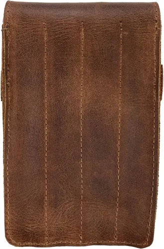 Miniatura 2 de Portalápices, estuche para lápices, soporte de estilo minimalista, almacenamiento clásico, cuero de grano completo, hecho a mano, marrón bourbon