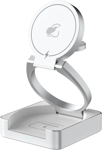 Miniatura 7 de Soporte de cargador inalámbrico 3-1, compatible con inalámbricos. Certificado Qi2, plegable de 15 W, compatible con iPhone 16/15/14, Apple Watch