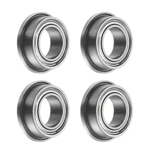 Miniatura 21 de uxcell Rodamiento de bolitas con bridas F683ZZ, 20pcs 0.118x0.276x0.118 in Acero cromado doble blindado ABEC1 cojinetes de brida