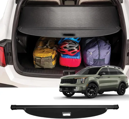 Miniatura 22 de cubierta retráctil para equipaje compatible con Toyota RAV4 2019-2025, cubierta de seguridad, protectora contra miradas indiscretas, con pantalla