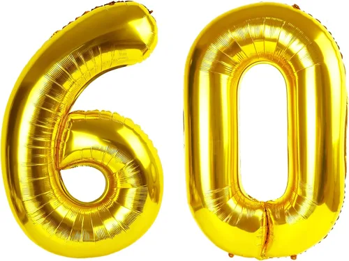 Miniatura 479 de Globo de cumpleaños número 4 dorado de 40 pulgadas, globos gigantes del número cuatro 14 24 34 40 44 2024, globos grandes de lámina de mylar para Oro