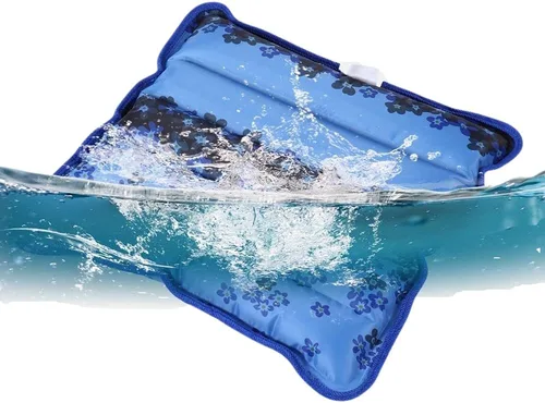 Almohada fresca, paquetes de hielo de gel reutilizables con polvo de cristal de hielo, alfombrilla de enfriamiento de verano, cojín de asiento