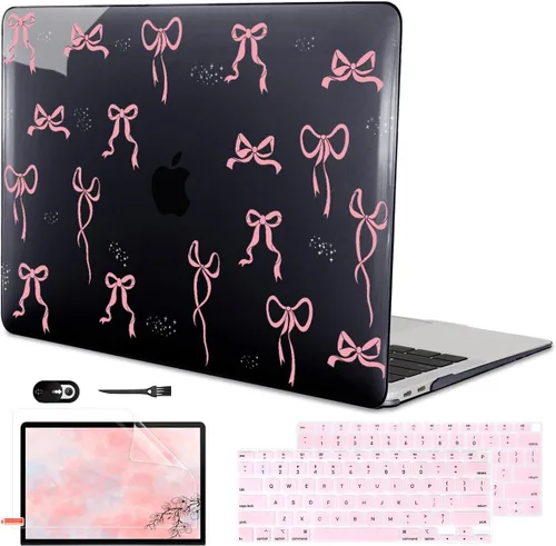 Miniatura 15 de Funda para MacBook Air de 13 pulgadas 2021 2020 2019 2018 para Mac A2337 M1 A2179 A1932 Funda con Touch ID, funda rígida de plástico