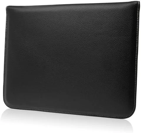 Miniatura 3 de BoxWave Funda compatible con Kindle Fire HDX 8.9 (3ª generación 2013) - Funda de piel ejecutiva, funda de piel delgada con forro suave, color negro