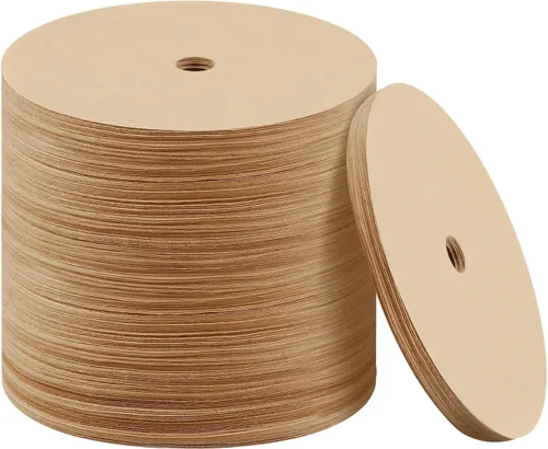Miniatura 8 de 200 piezas de filtros de café en disco, filtros de café percolador natural de 3.5 pulgadas para cafetera percoladora y canasta de fondo plano