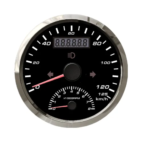 Miniatura 14 de ELING Velocímetro GPS universal de 124.3 mi/h con medidor de 8000 RPM para camión, barco, IP67, impermeable, clase de coche, 3.346 in, 9-32 V