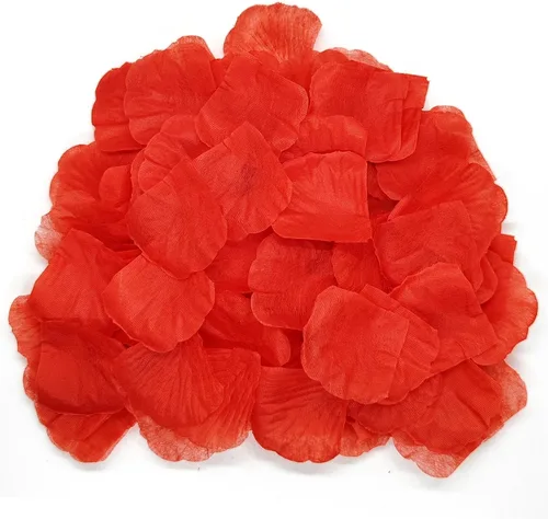 Miniatura 17 de JHFGJGH 500 Piezas Pétalos de Rosa Negros Exquisitos, Pétalos de Rosa de Seda de Imitación, Pétalos de Flores Artificiales para Noches Románticas