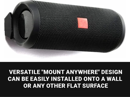 Miniatura 4 de Spartan Mount - Soporte de pared para altavoz Bluetooth JBL Flip 4, perfil bajo, hogar, oficina, garaje, dormitorio, patio, automóvil, RV, barco
