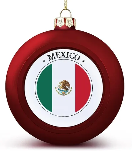 Miniatura 13 de Adorno de bola de Navidad de Marruecos, bandera de Marruecos, bandera de las naciones, adornos colgantes, recuerdo, regalo para árbol de Navidad