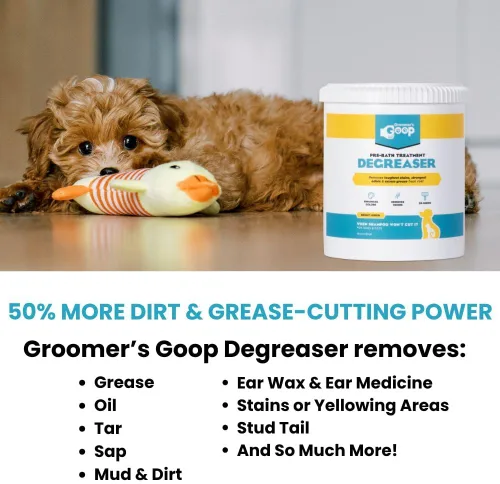 Miniatura 6 de Groomer's Goop Desengrasante para mascotas antes del baño (28 oz)
