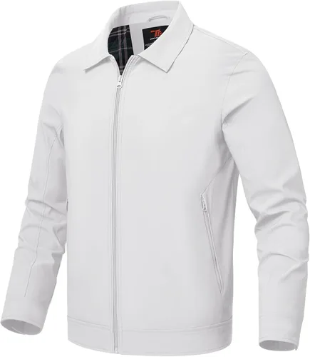 Miniatura 27 de Rdruko Chaquetas ligeras para hombre Cortavientos de primavera y otoño Chaquetas ligeras Casuales y elegantes con bolsillos