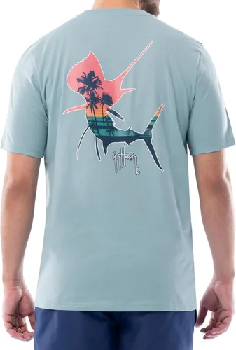 Miniatura 53 de Guy Harvey Camiseta de manga corta Threadcycled para hombre