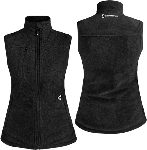 Miniatura 4 de Gerbing Chaleco de forro polar termita 2.0 para mujer de 7 V, elegante chaleco térmico con batería para mujer, 8 horas de batería de reserva