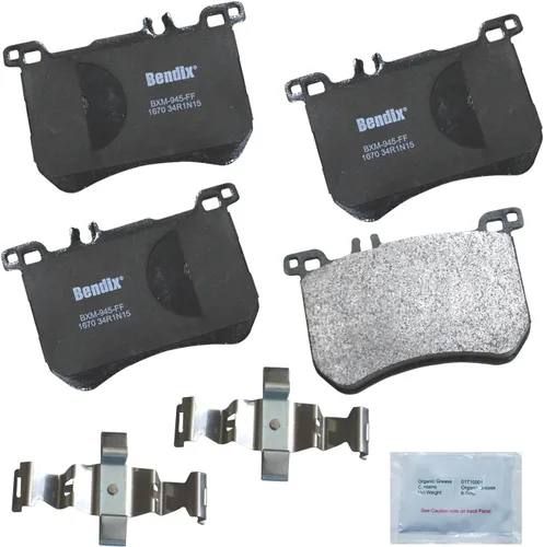 Miniatura 304 de Pastillas de freno delanteras cerámicas Bendix Priority1 CFC2302 para Hyundai Elantra 2021, Sonata 2022-2020, Kia K5 2023-2021