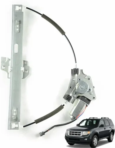 SHOWSEN 751-296 Regulador de ventanilla eléctrica delantera izquierda del lado del conductor con motor Compatible con 2008-2012 Ford Escape