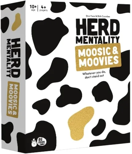Big Potato Juego de mesa Herd Mentality Moovies & Moosic | Diversión para toda la familia