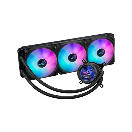 ASUS Enfriador líquido ROG Strix LC III 360 ARGB LCD todo en uno para CPU - Intel® LGA 1700, 1200, 115X - AMD Socket AM4, AM5 - con LCD IPS de 2.1",
