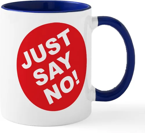 Miniatura 7 de CafePress Just Say No! Taza de café de cerámica de 11 oz (11.0 fl oz)