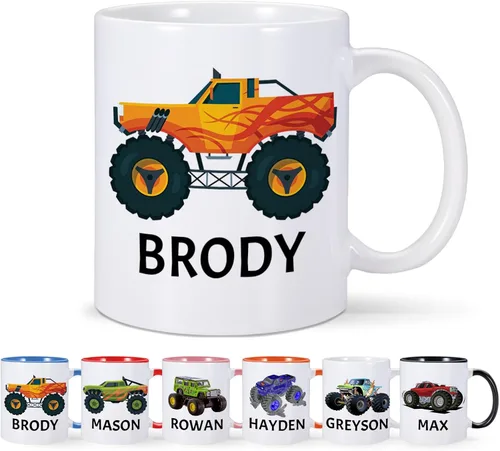 Miniatura 18 de COLBEAR Tazas de Navidad con nombre personalizado, taza de café de Navidad para niños, taza de chocolate caliente, taza de cacao caliente, taza