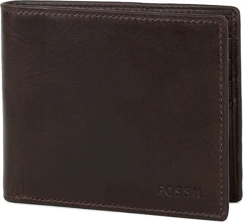 Miniatura 6 de Fossil Derrick - Cartera de piel con bloqueo RFID y funda extraíble para tarjetas