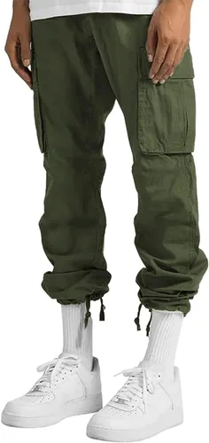 Miniatura 5 de LYRXXX Pantalones Cargo Casuales para Hombre Pantalones de Senderismo Pantalones de Entrenamiento Joggers Sudaderas para Hombres