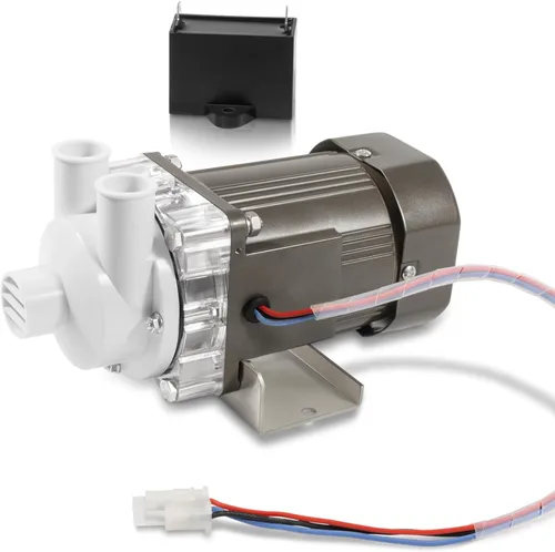 Miniatura 10 de S-0730 Bomba de agua para Hoshizaki, conjunto de bomba de motor de máquina de hielo con cable y kit de servicio de enchufe