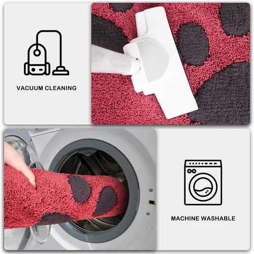 Miniatura 7 de PURRUGS Tapete para puerta que atrapa la suciedad, 32 x 70 pulgadas, antideslizante, lavable a máquina, tapete de microfibra para entrada, tapete