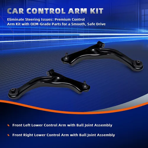 Miniatura 2 de 2 piezas de brazo de control inferior delantero y conjunto de rótula para Ford Escape 2005-12, Mazda Tribute 2005-2011, Mercury Mariner K80399