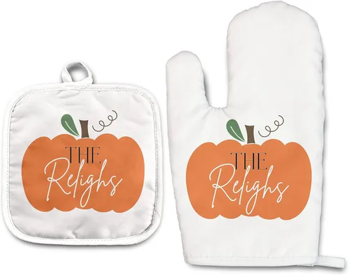 Miniatura 7 de Lemon - Juego de manoplas de horno personalizadas y soporte para ollas Mitón de horno Soporte para ollas Regalos de cocina Inauguración