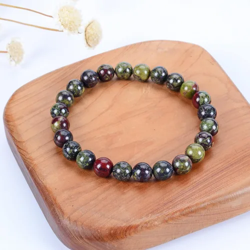 Miniatura 2 de Cherry Tree Collection brazalete elástico con cuentas de gemas redondas de 516pulgada.