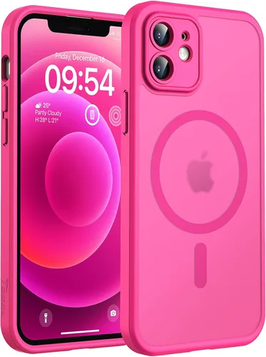 Miniatura 154 de TOCOL Funda magnética 3 en 1 para iPhone 14 Pro, mejorada [protección completa de cámara] con 2 protectores de pantalla, funda de grado militar Azul