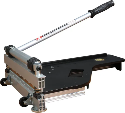 Miniatura 12 de CUTTEREX Heavy Duty 13" profesional cortador de piso de vinilo, pisos multicapa, parquet, paneles de pared de fibrocemento, base cóncava de goma